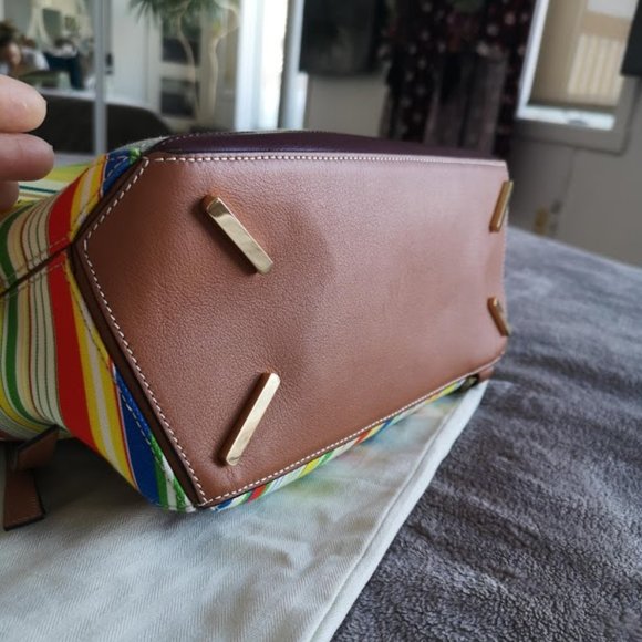 LOEWE Striped Medium Puzzle Bag - Picture 7 of 13